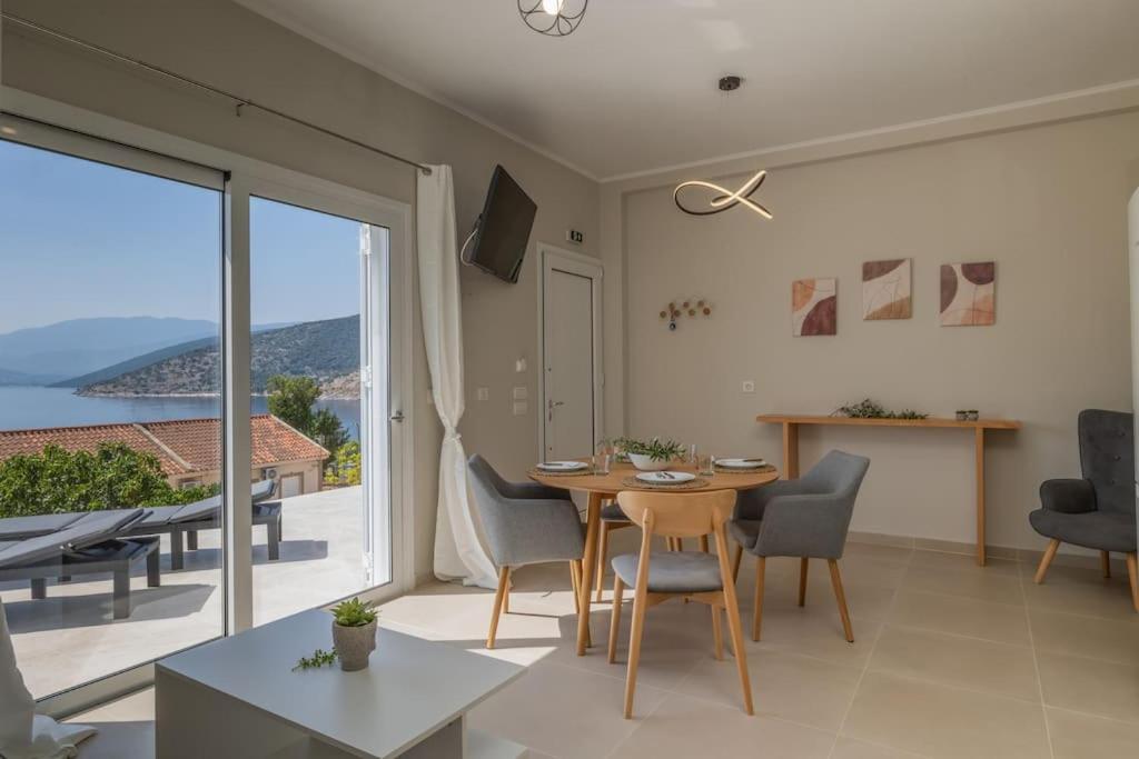 Maritina'S Apartments Amazing Sea View Αγία Ευφημία Εξωτερικό φωτογραφία