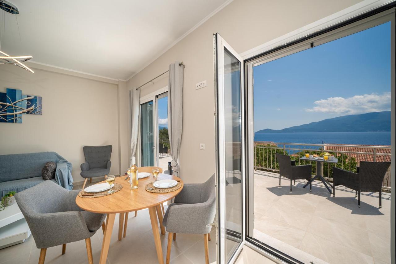 Maritina'S Apartments Amazing Sea View Αγία Ευφημία Εξωτερικό φωτογραφία